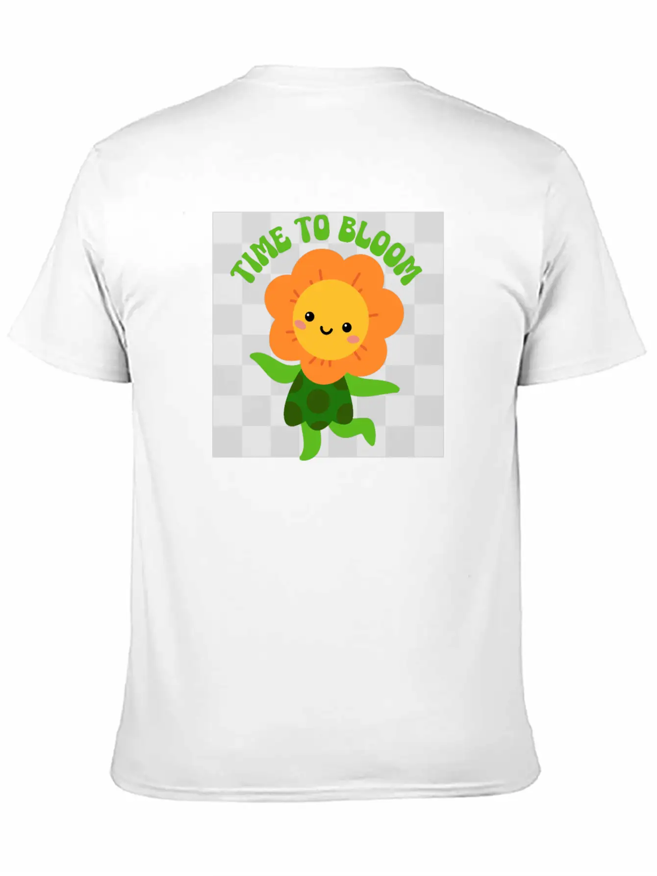 Time To Bloom: Floral Print Design Relaxed Everyday Tee – Lightweight And Durable Cotton