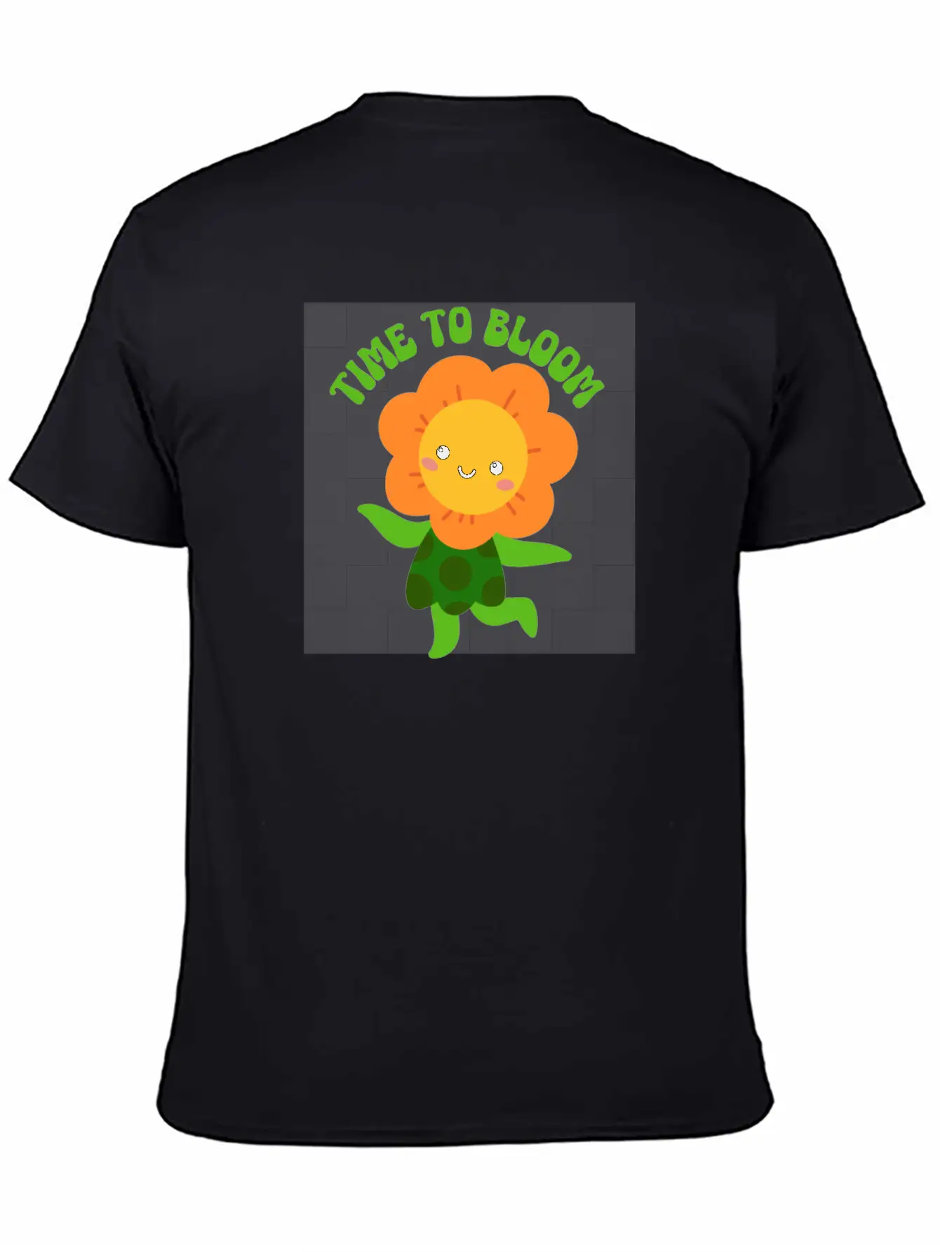 Time To Bloom: Floral Print Design Relaxed Everyday Tee – Lightweight And Durable Cotton