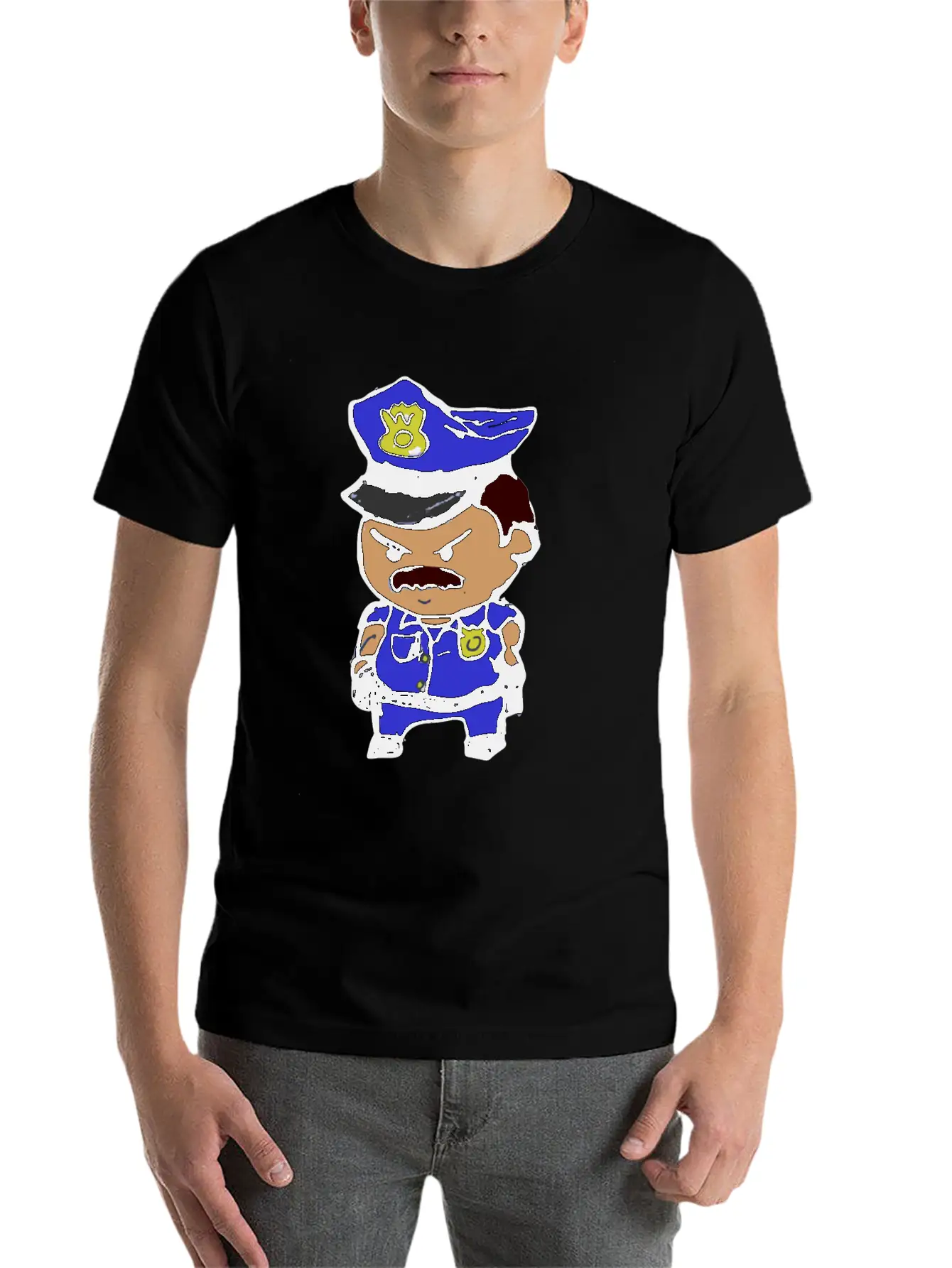 Tiny Cop Breathable Graphic T-Shirt – Perfect For Casual Days