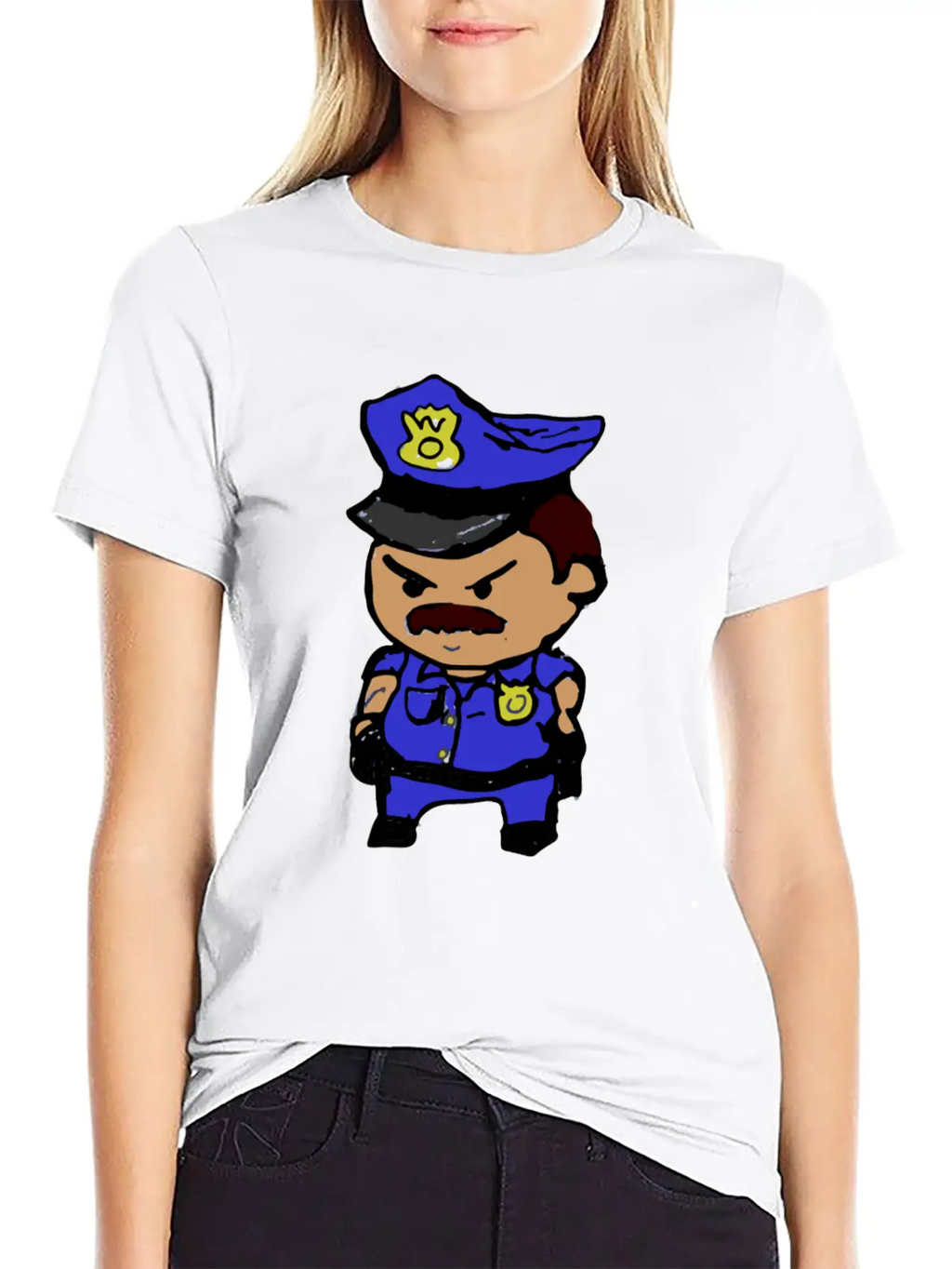 Tiny Cop Breathable Graphic T-Shirt – Perfect For Casual Days
