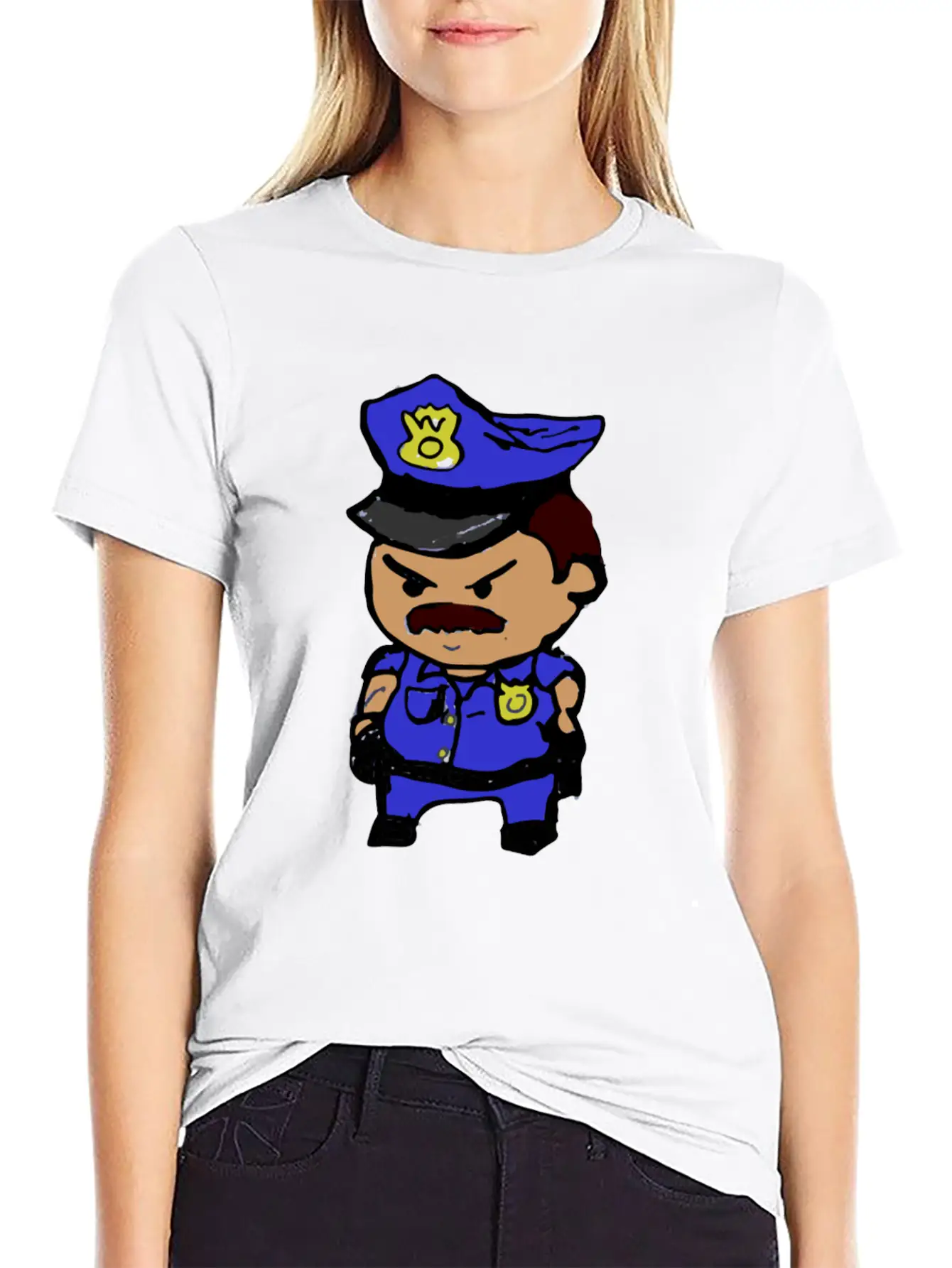 Tiny Cop Breathable Graphic T-Shirt – Perfect For Casual Days