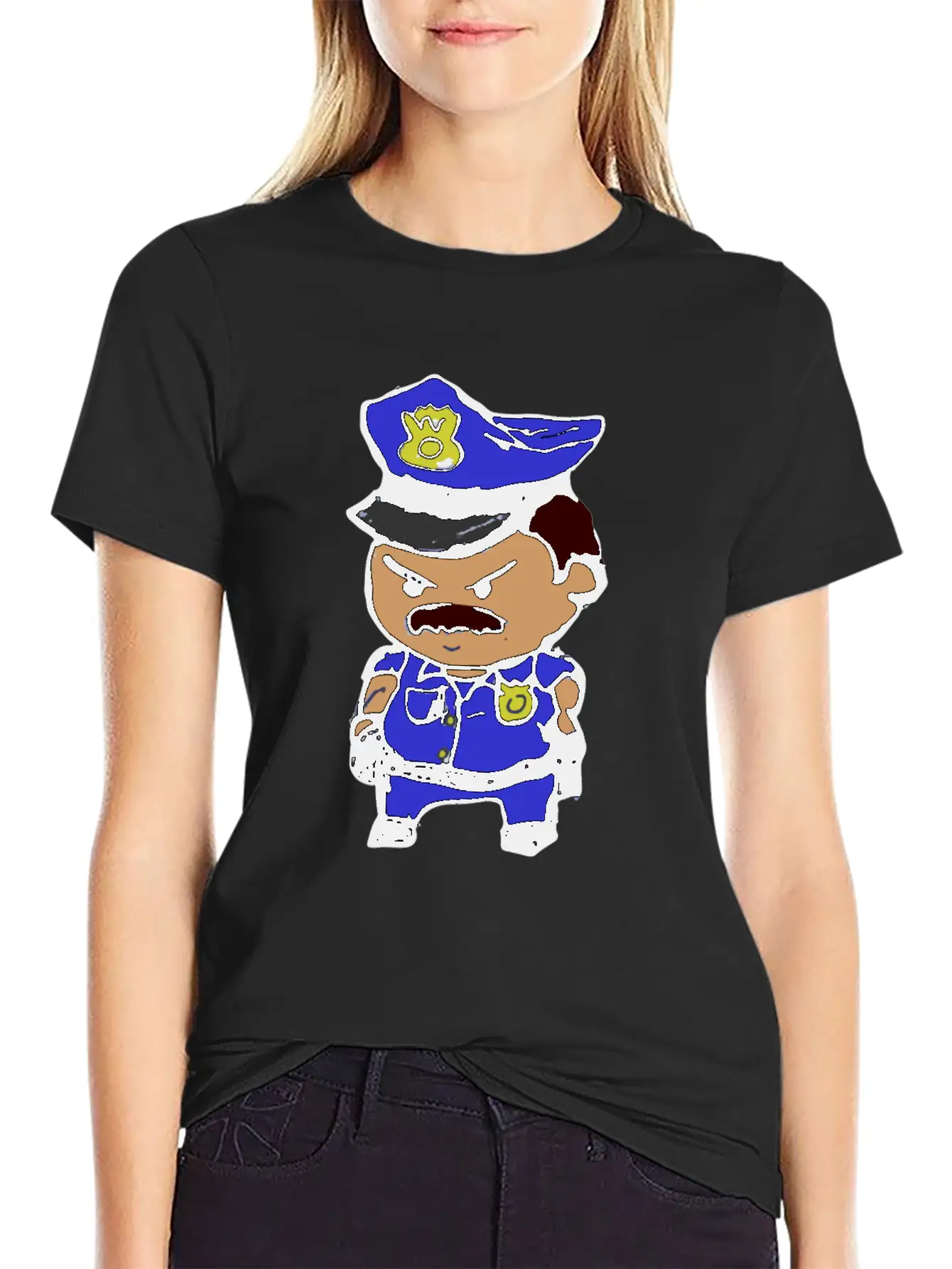 Tiny Cop Breathable Graphic T-Shirt – Perfect For Casual Days