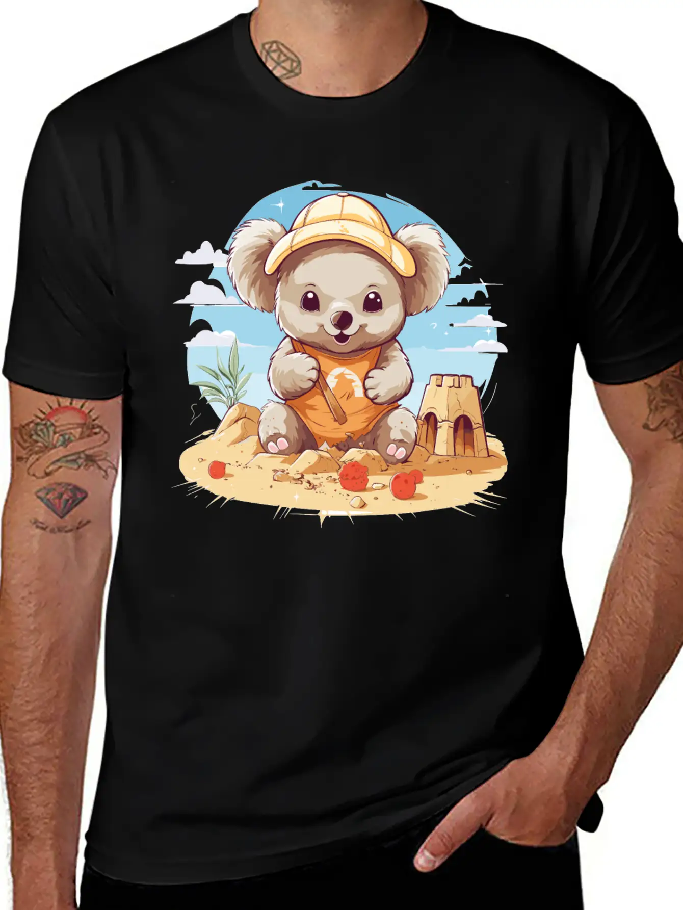 Tiny Dreams In The Sand Stylish Everyday T-Shirt – Unisex Basic Cotton Tee