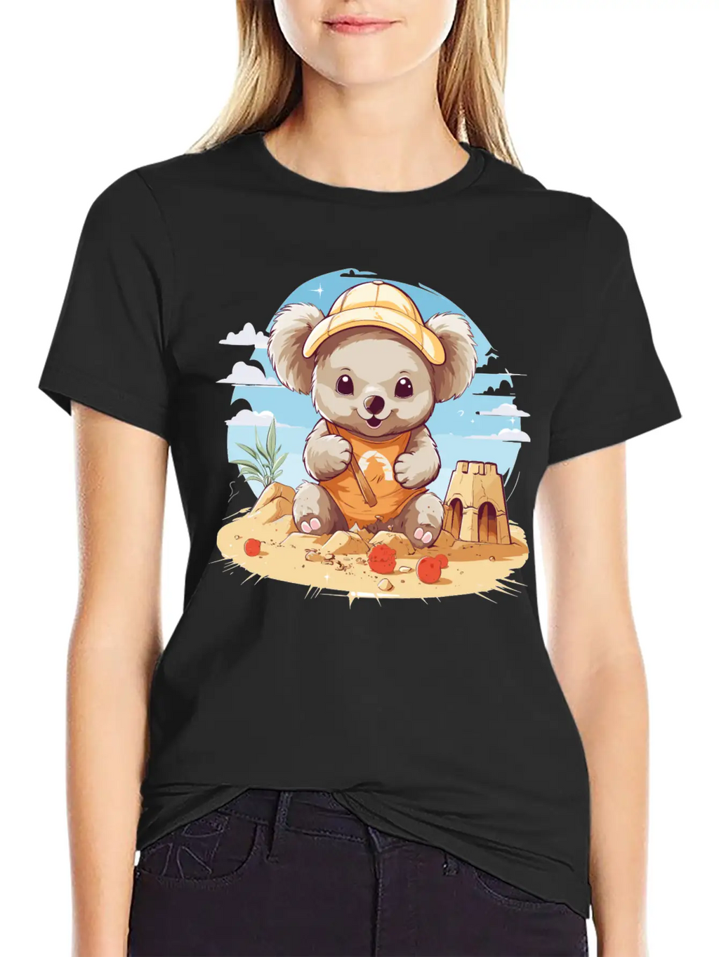 Tiny Dreams In The Sand Stylish Everyday T-Shirt – Unisex Basic Cotton Tee