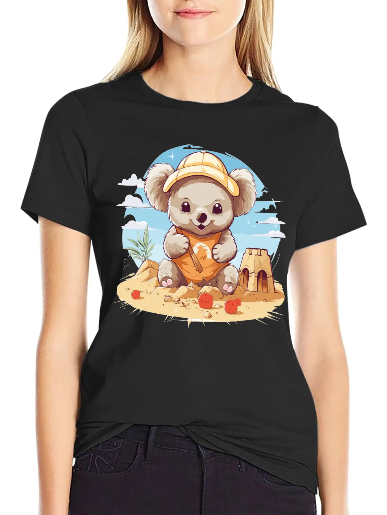 Tiny Dreams In The Sand Stylish Everyday T-Shirt – Unisex Basic Cotton Tee