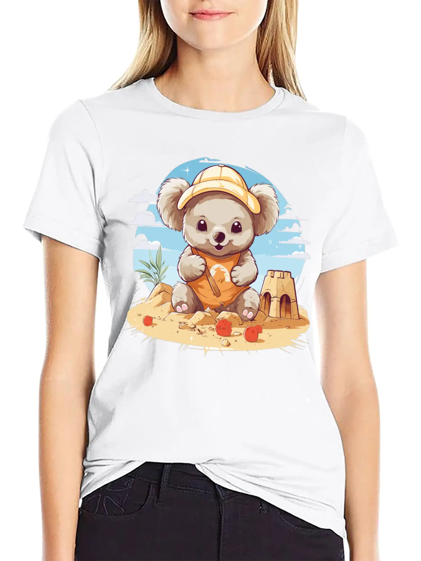 Tiny Dreams In The Sand Stylish Everyday T-Shirt – Unisex Basic Cotton Tee