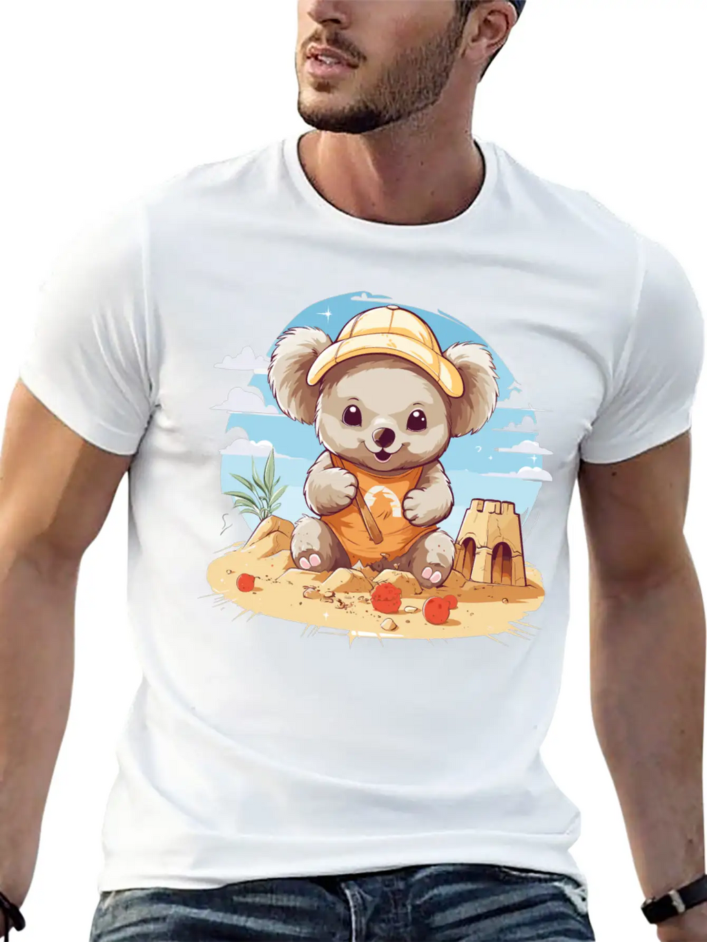 Tiny Dreams In The Sand Stylish Everyday T-Shirt – Unisex Basic Cotton Tee