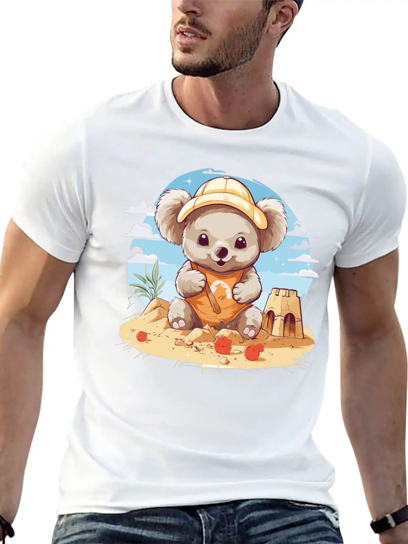 Tiny Dreams In The Sand Stylish Everyday T-Shirt – Unisex Basic Cotton Tee