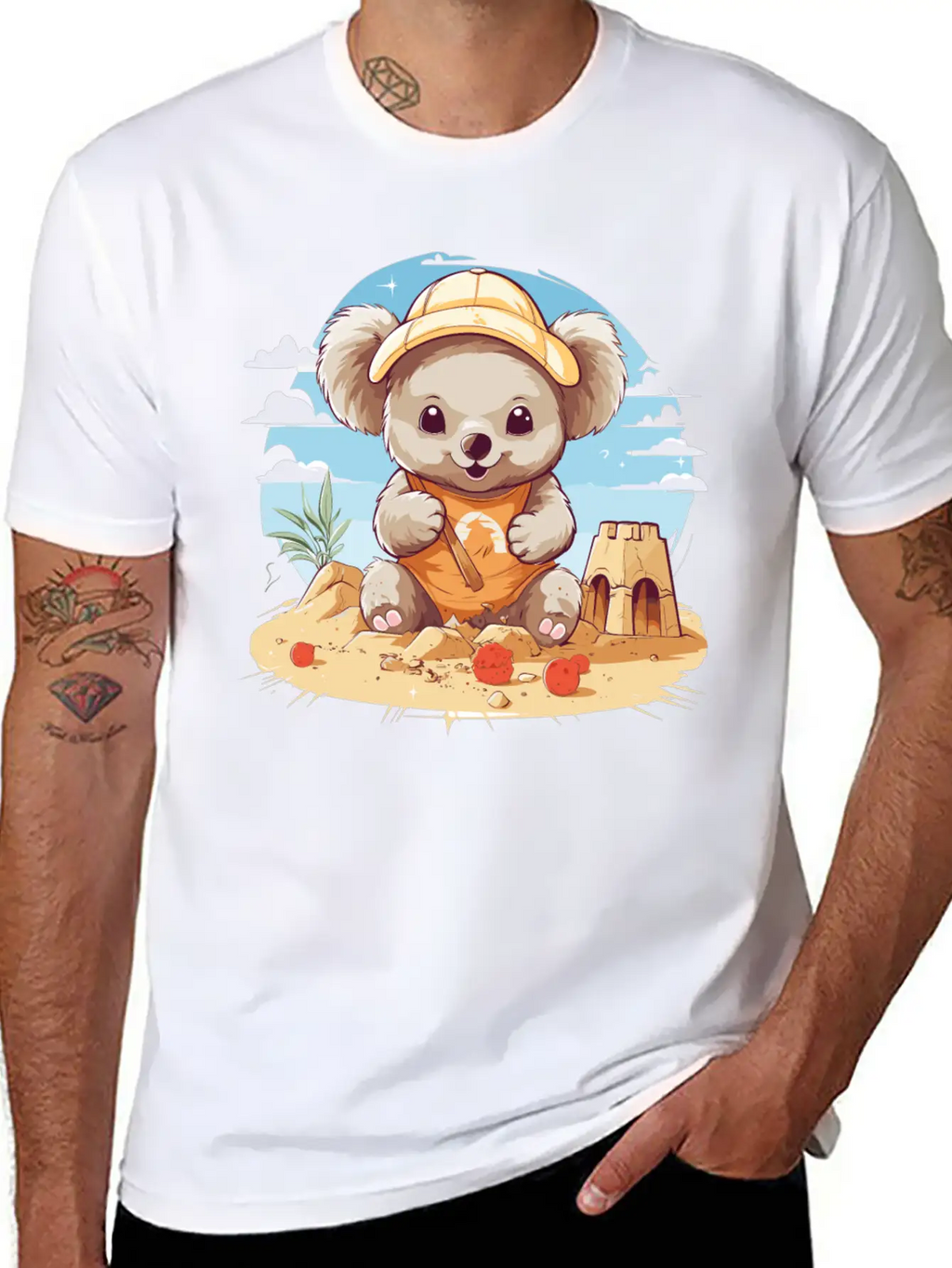 Tiny Dreams In The Sand Stylish Everyday T-Shirt – Unisex Basic Cotton Tee