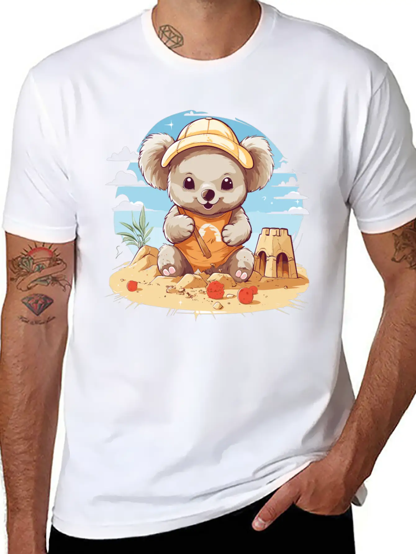 Tiny Dreams In The Sand Stylish Everyday T-Shirt – Unisex Basic Cotton Tee