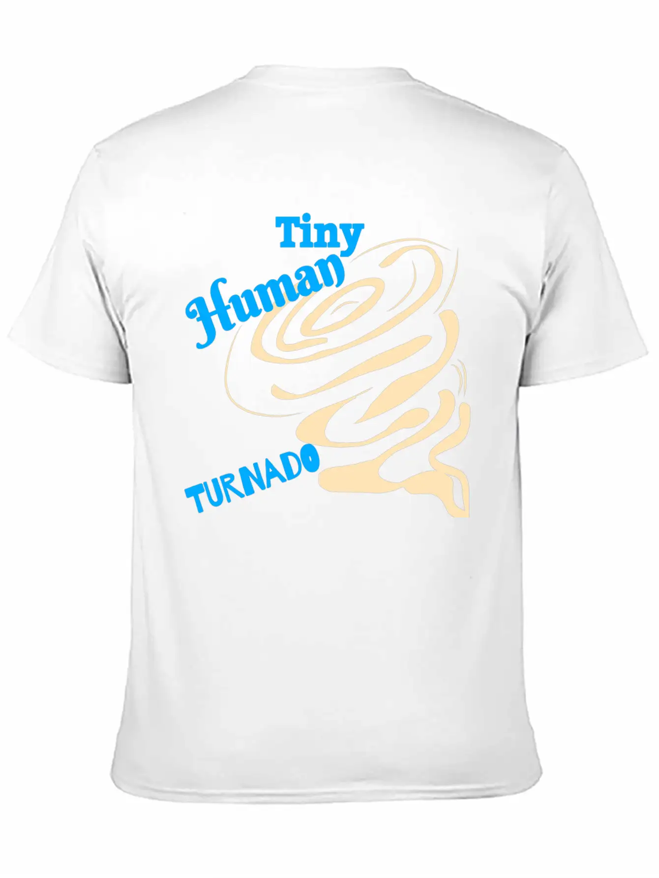 Tiny Human Tornado Classic Cotton Tee – Unisex Comfort For Any Season