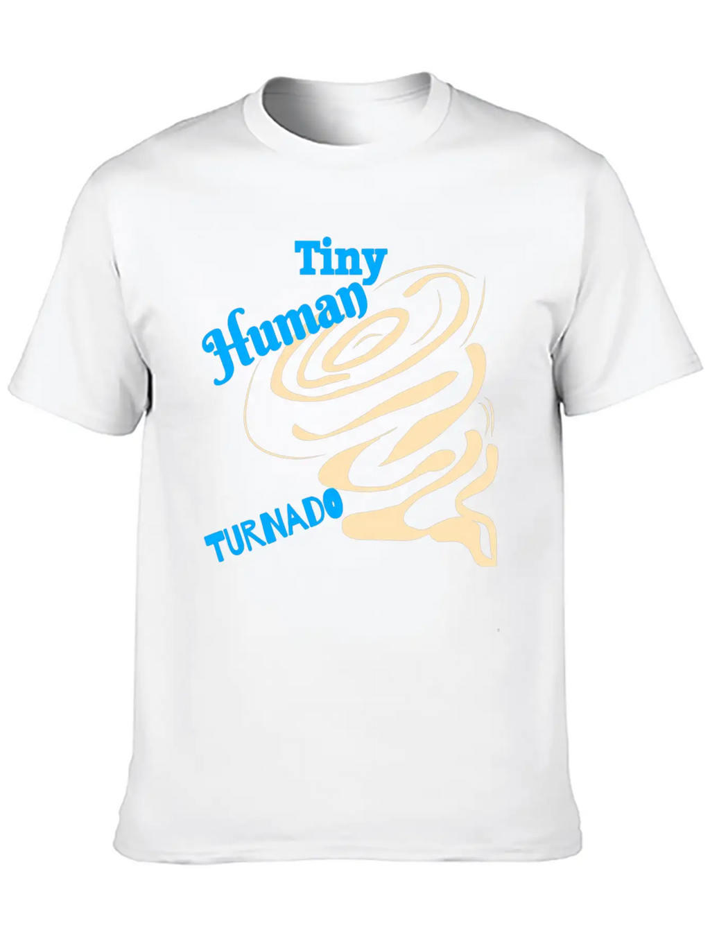 Tiny Human Tornado Classic Cotton Tee – Unisex Comfort For Any Season