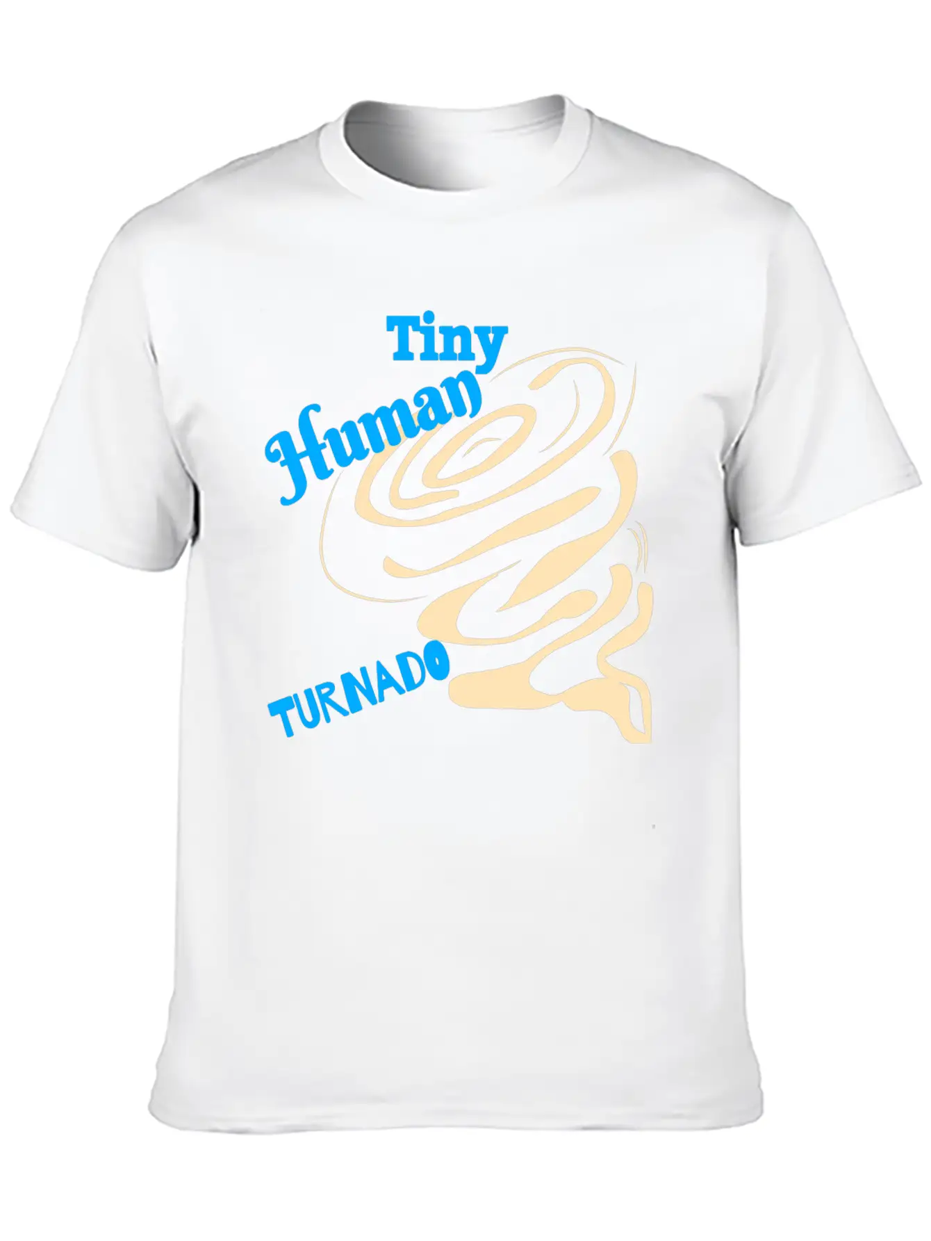Tiny Human Tornado Classic Cotton Tee – Unisex Comfort For Any Season