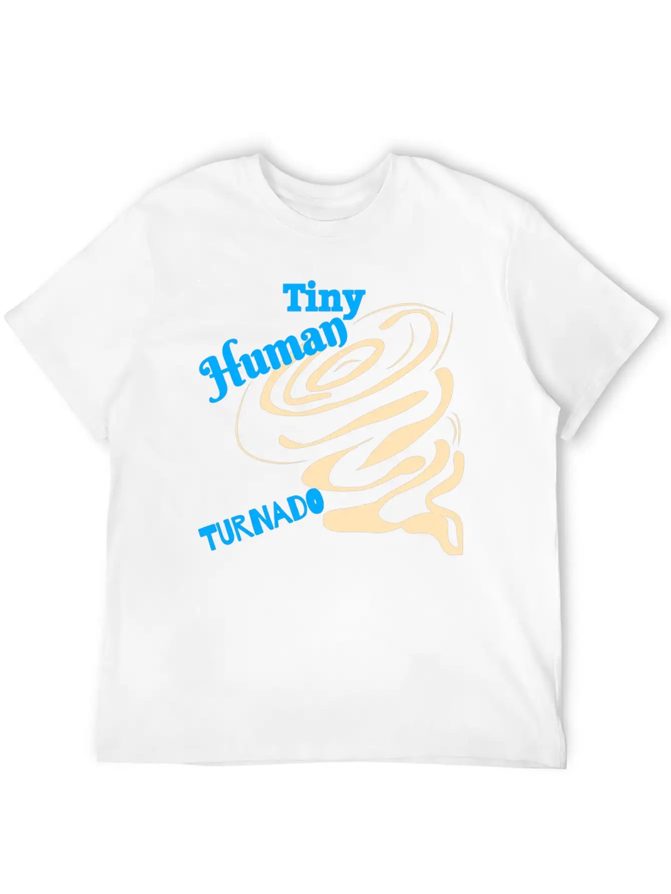 Tiny Human Tornado Classic Cotton Tee – Unisex Comfort For Any Season