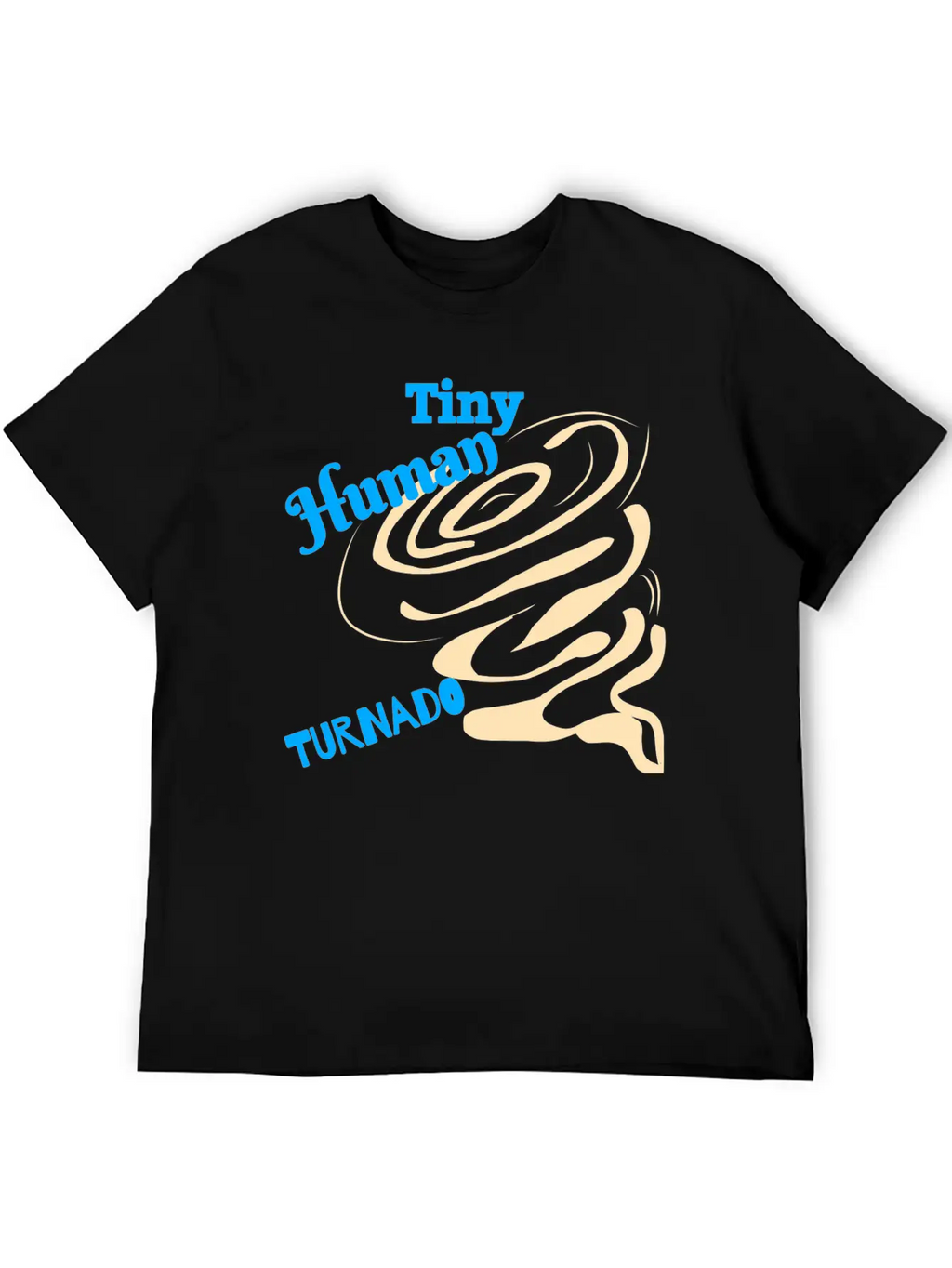 Tiny Human Tornado Classic Cotton Tee – Unisex Comfort For Any Season