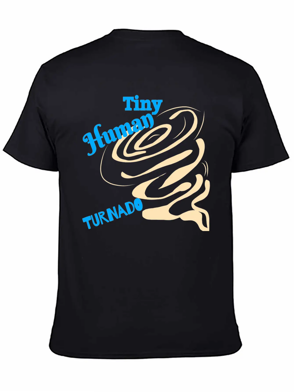 Tiny Human Tornado Classic Cotton Tee – Unisex Comfort For Any Season