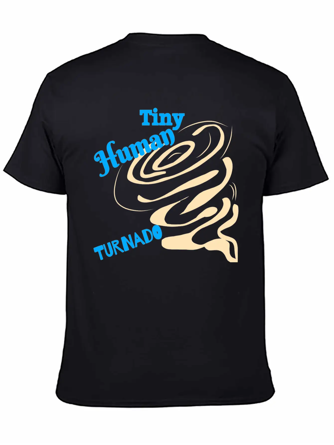 Tiny Human Tornado Classic Cotton Tee – Unisex Comfort For Any Season