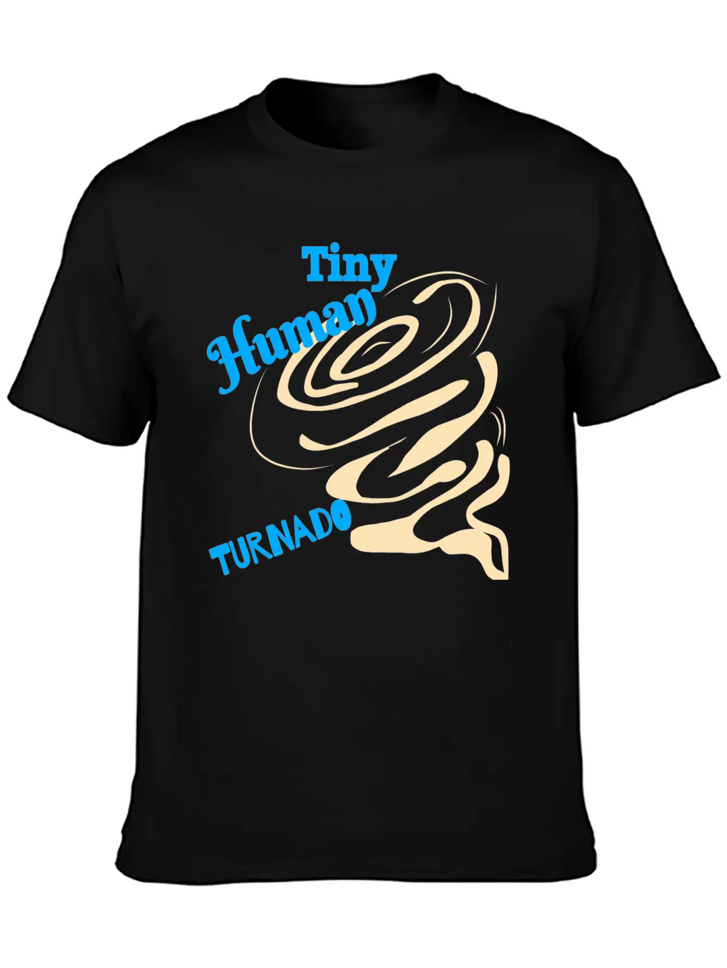 Tiny Human Tornado Classic Cotton Tee – Unisex Comfort For Any Season