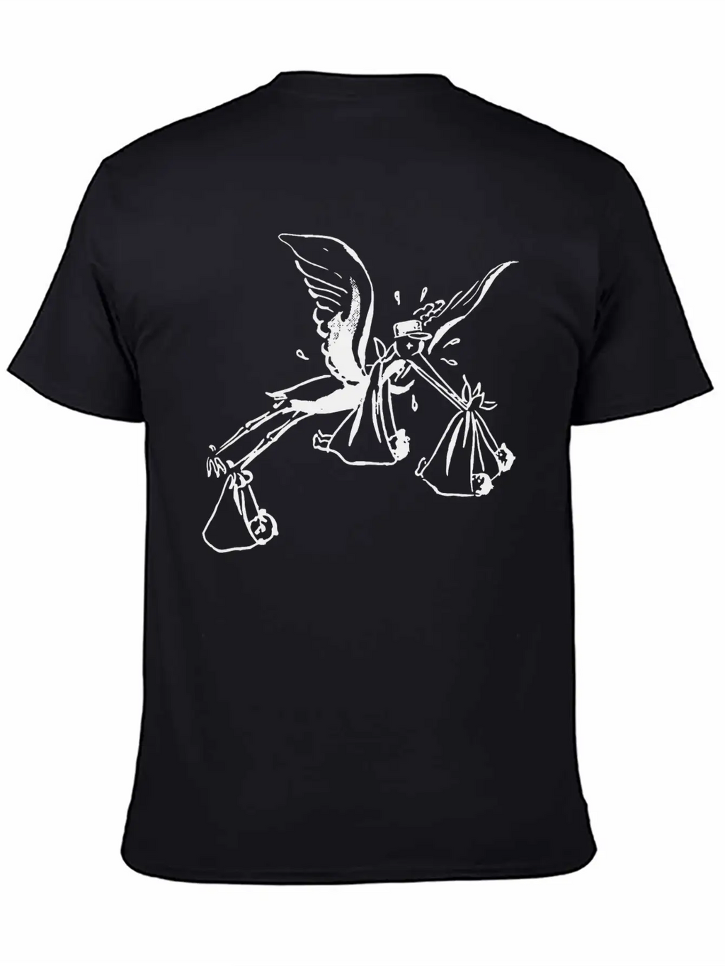Tired Stork Classic Cotton Tee – Unisex Comfort For Any Season