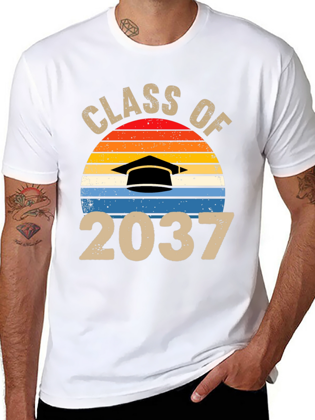 Class of 2037 Retro T-Shirt