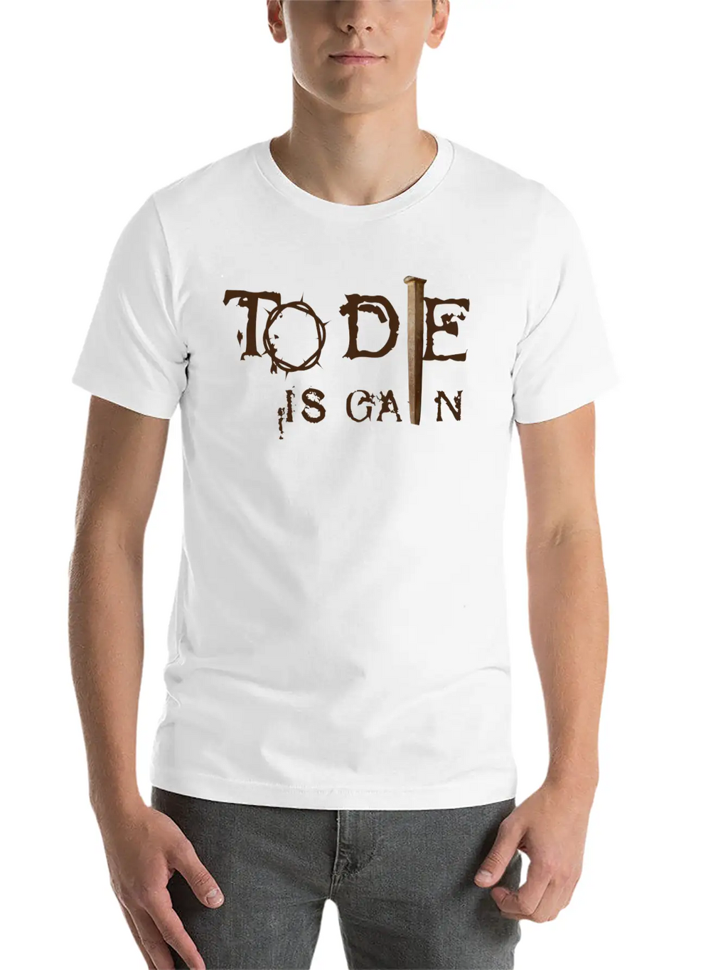 To Die Is Gain Classic Cotton Tee – Unisex Comfort For Any Season