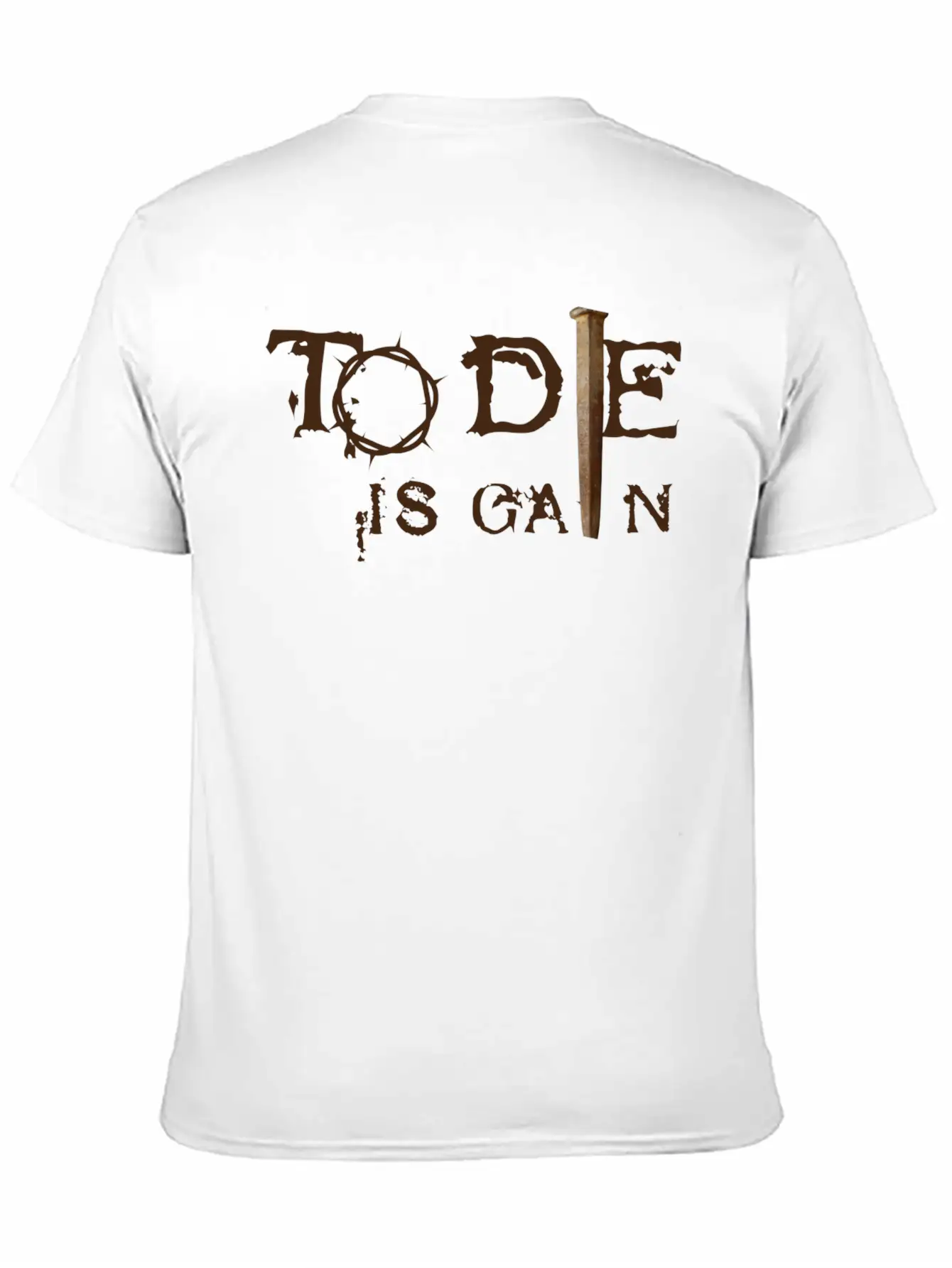 To Die Is Gain Classic Cotton Tee – Unisex Comfort For Any Season