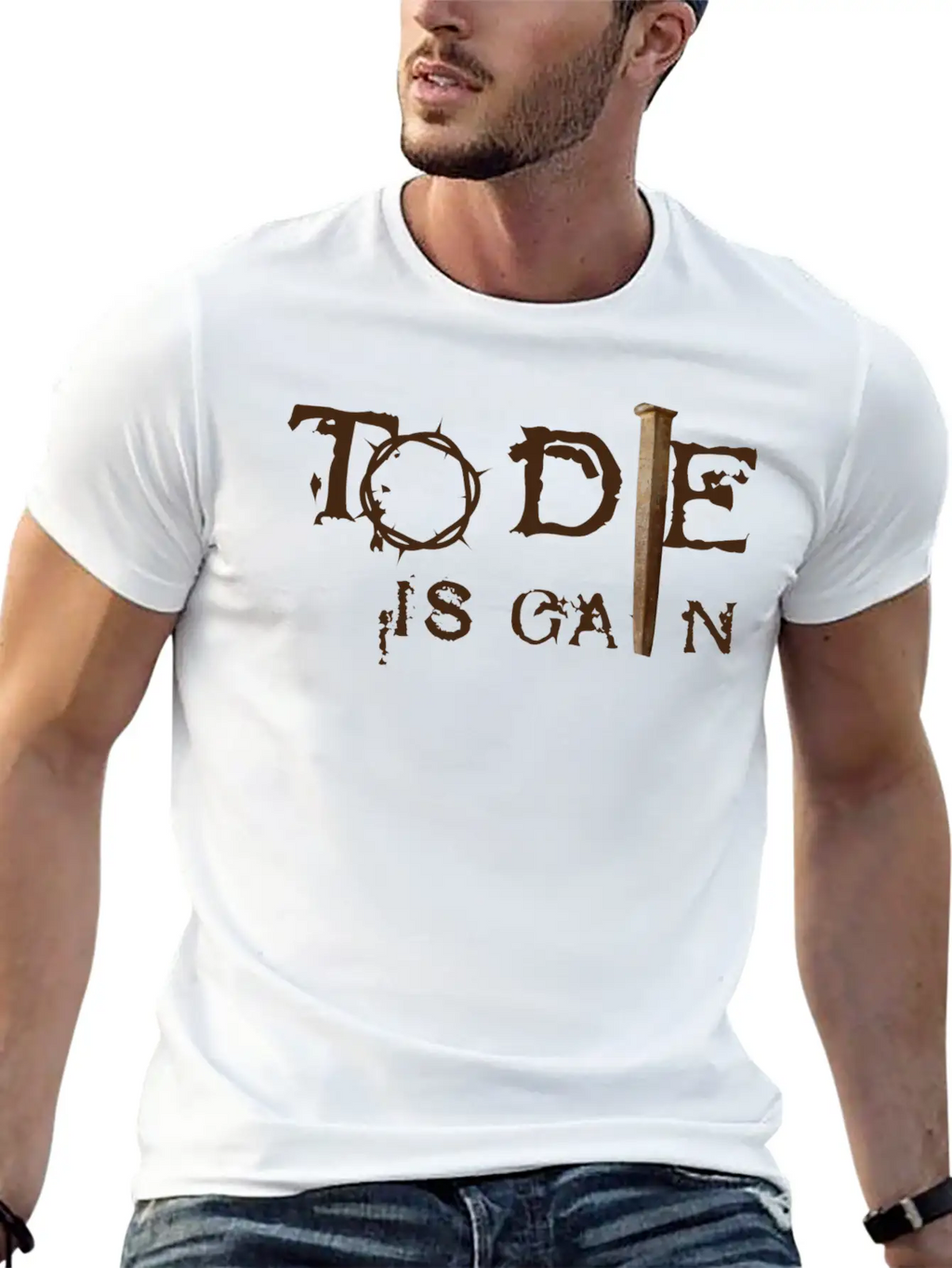 To Die Is Gain Classic Cotton Tee – Unisex Comfort For Any Season