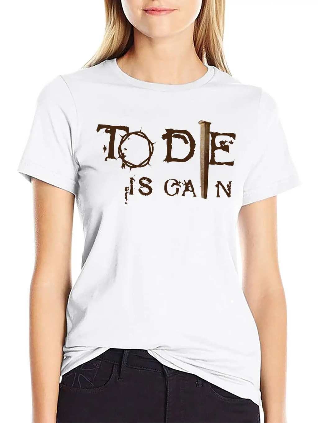 To Die Is Gain Classic Cotton Tee – Unisex Comfort For Any Season