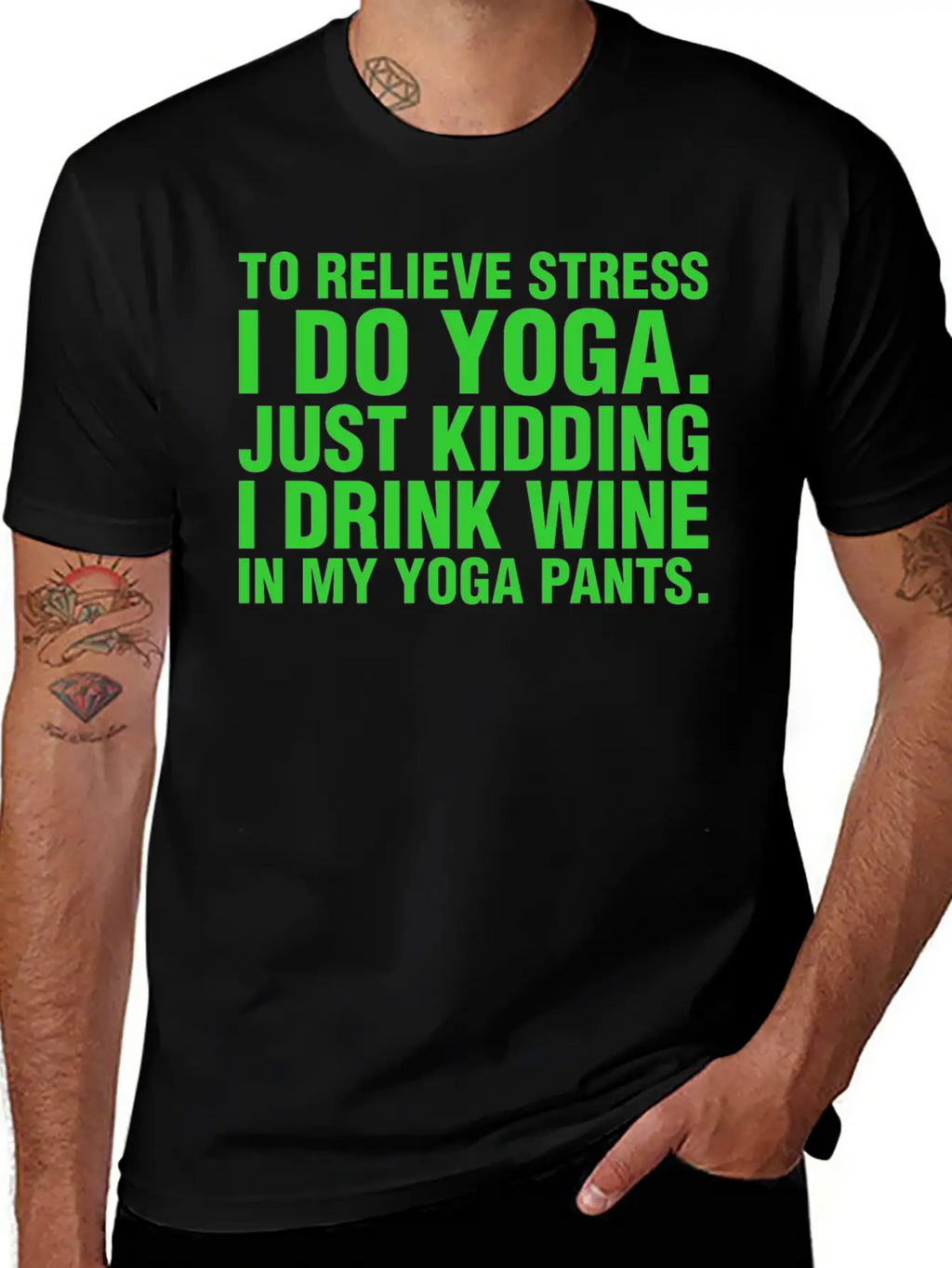 To Relieve Stress I Do Yoga Classic Cotton Tee – Unisex Comfort For Any Season