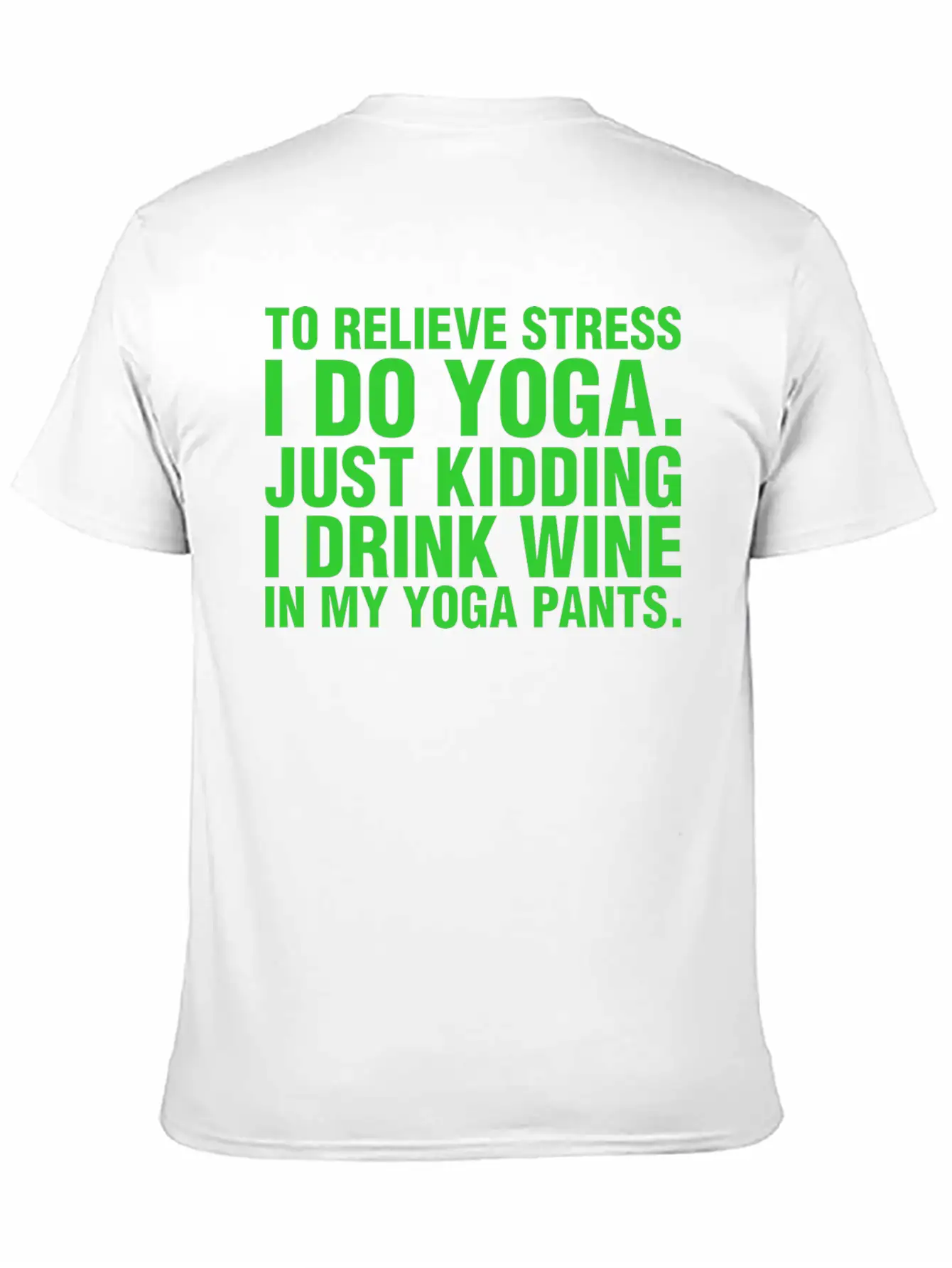 To Relieve Stress I Do Yoga Classic Cotton Tee – Unisex Comfort For Any Season