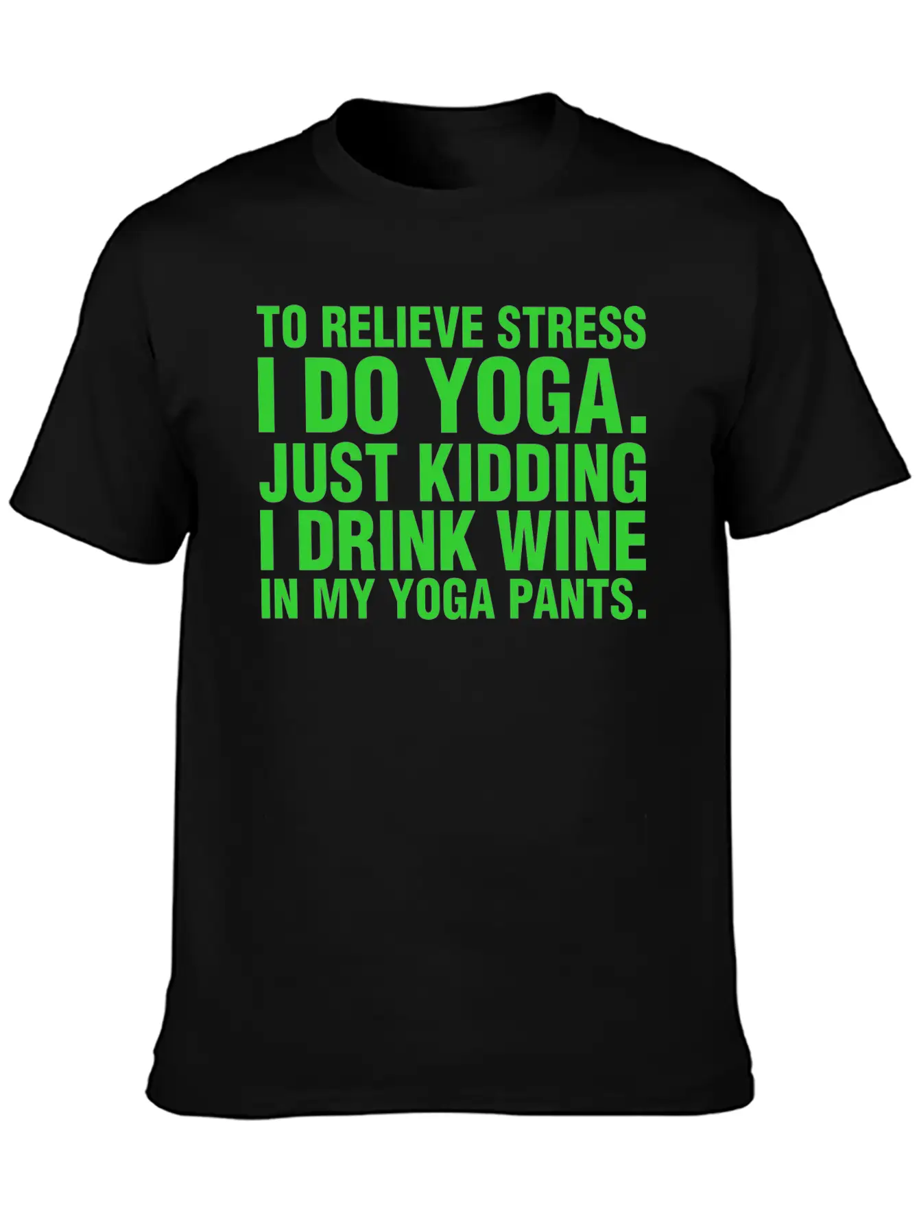 To Relieve Stress I Do Yoga Classic Cotton Tee – Unisex Comfort For Any Season