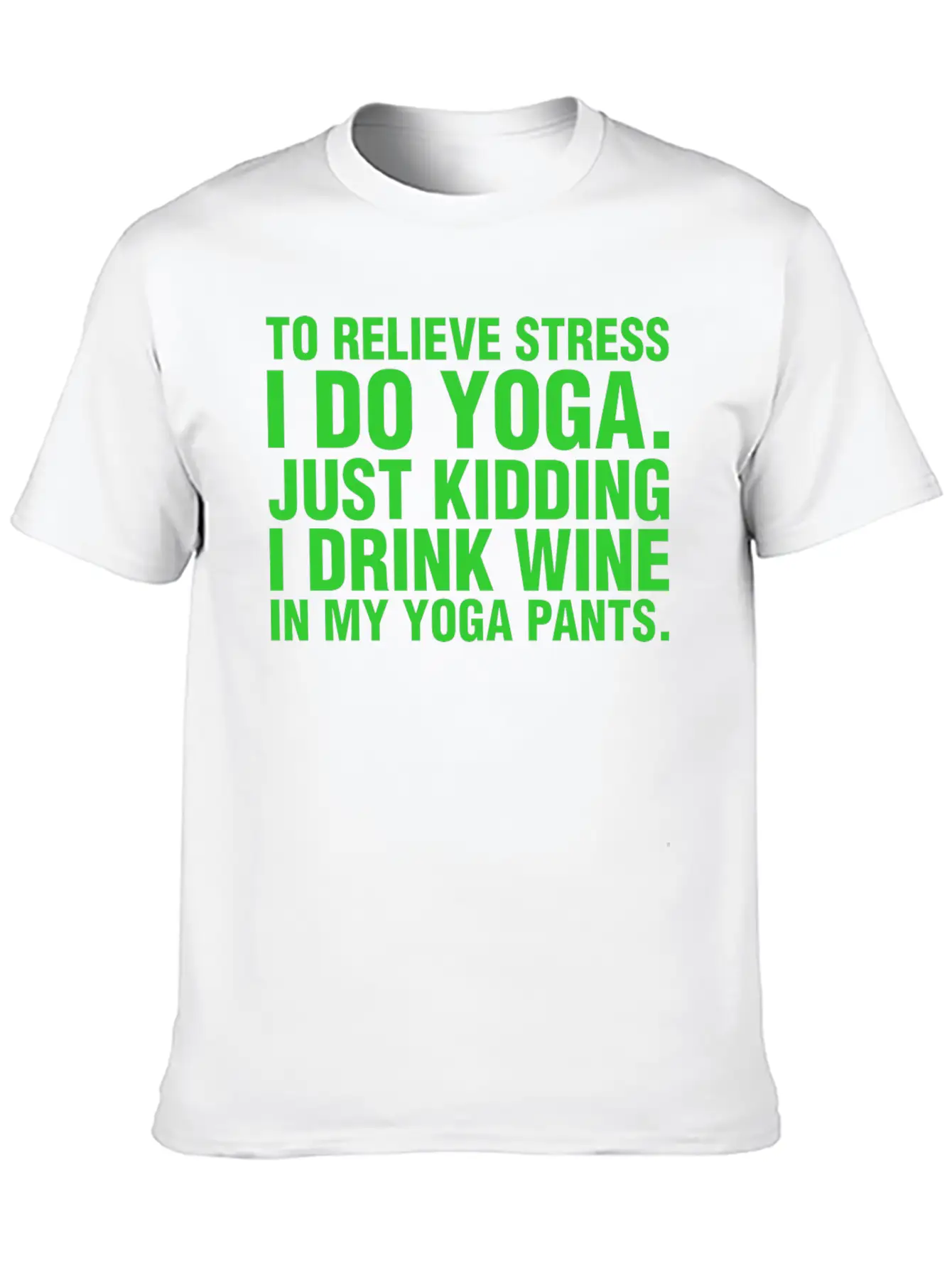 To Relieve Stress I Do Yoga Classic Cotton Tee – Unisex Comfort For Any Season