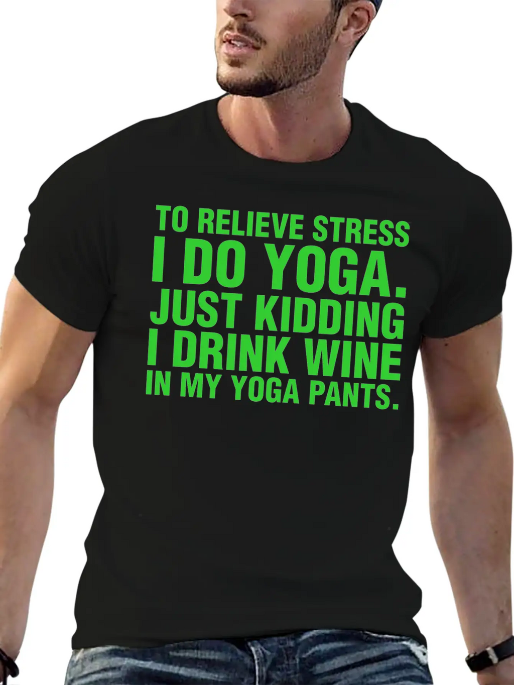 To Relieve Stress I Do Yoga Classic Cotton Tee – Unisex Comfort For Any Season