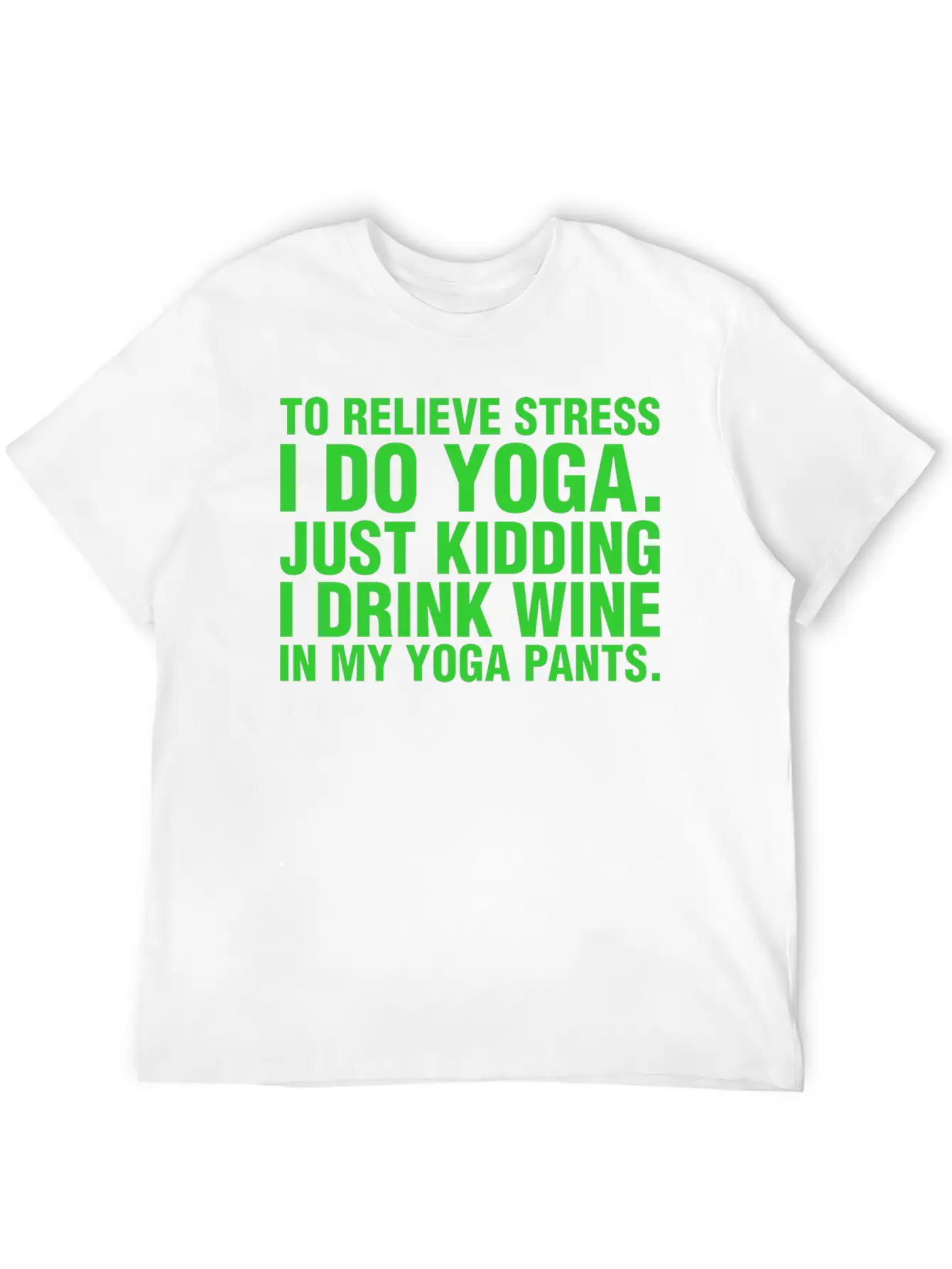 To Relieve Stress I Do Yoga Classic Cotton Tee – Unisex Comfort For Any Season