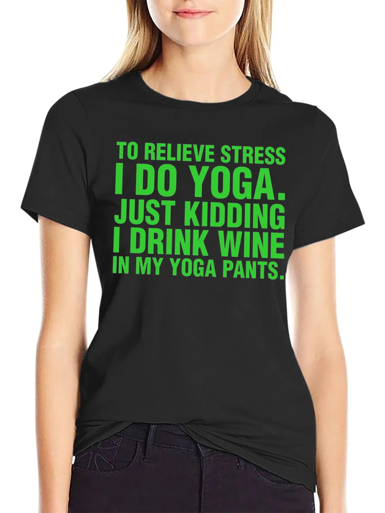 To Relieve Stress I Do Yoga Classic Cotton Tee – Unisex Comfort For Any Season