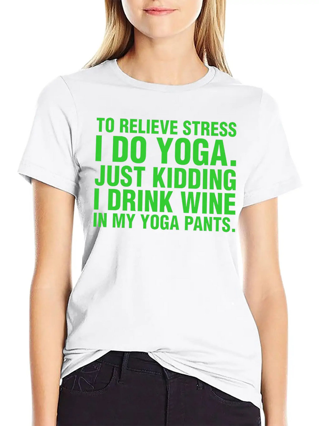 To Relieve Stress I Do Yoga Classic Cotton Tee – Unisex Comfort For Any Season