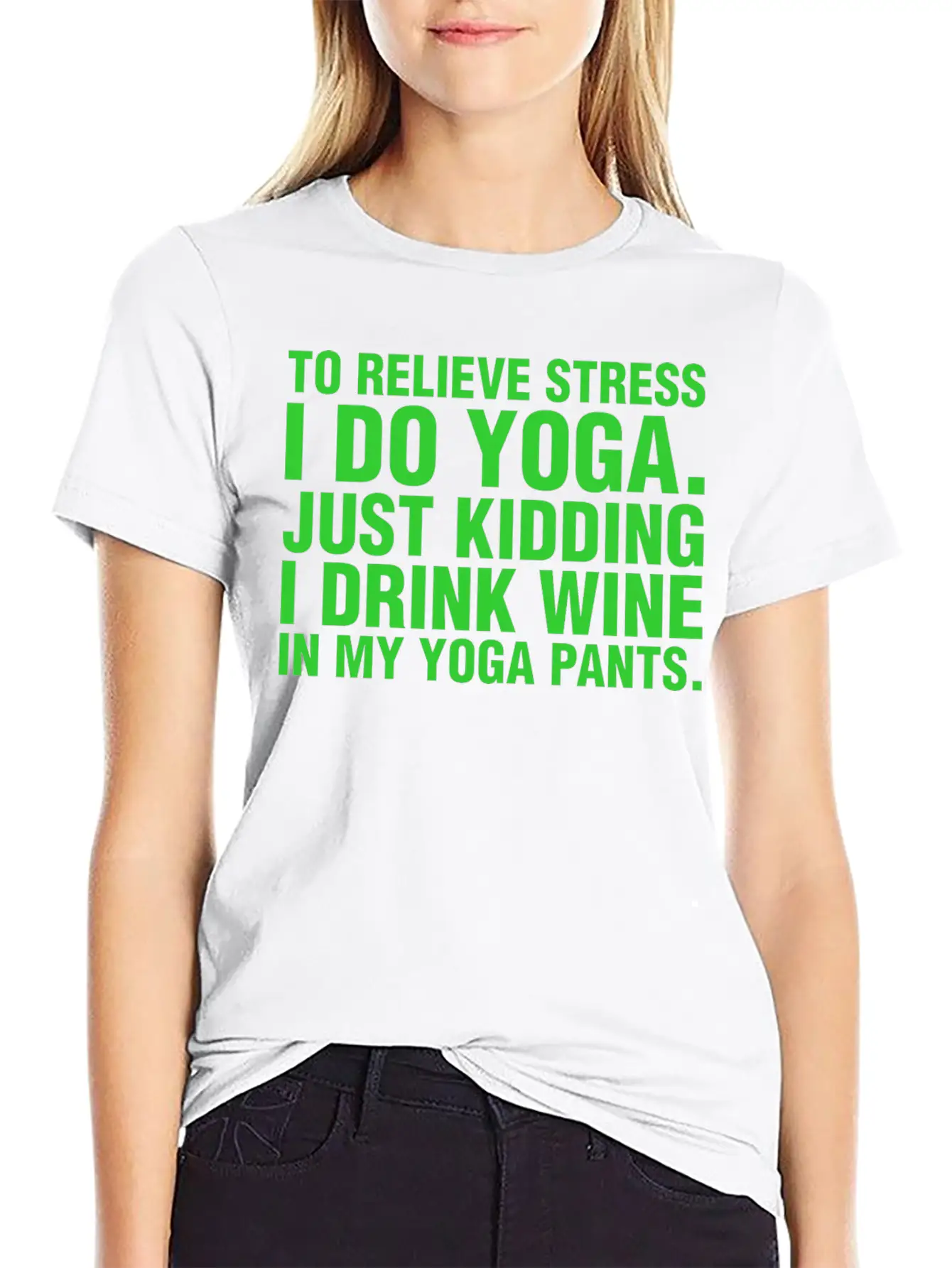 To Relieve Stress I Do Yoga Classic Cotton Tee – Unisex Comfort For Any Season