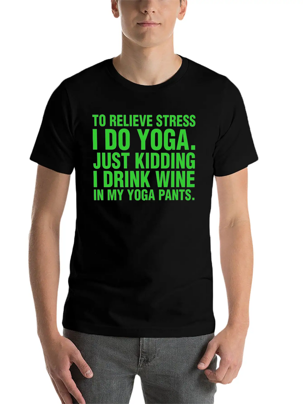 To Relieve Stress I Do Yoga Classic Cotton Tee – Unisex Comfort For Any Season