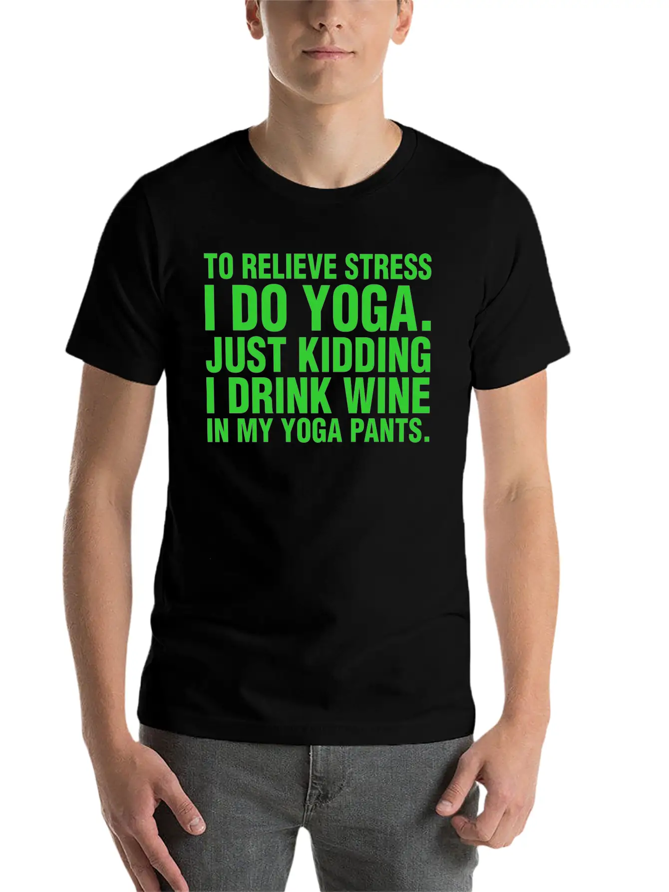 To Relieve Stress I Do Yoga Classic Cotton Tee – Unisex Comfort For Any Season