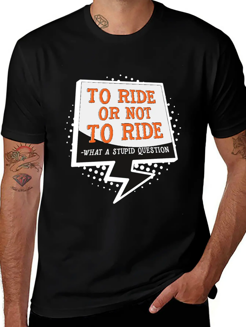 To Ride Or Not To Ride Horse Lover Horse Racing Breathable Graphic T-Shirt – Perfect For Casual Days