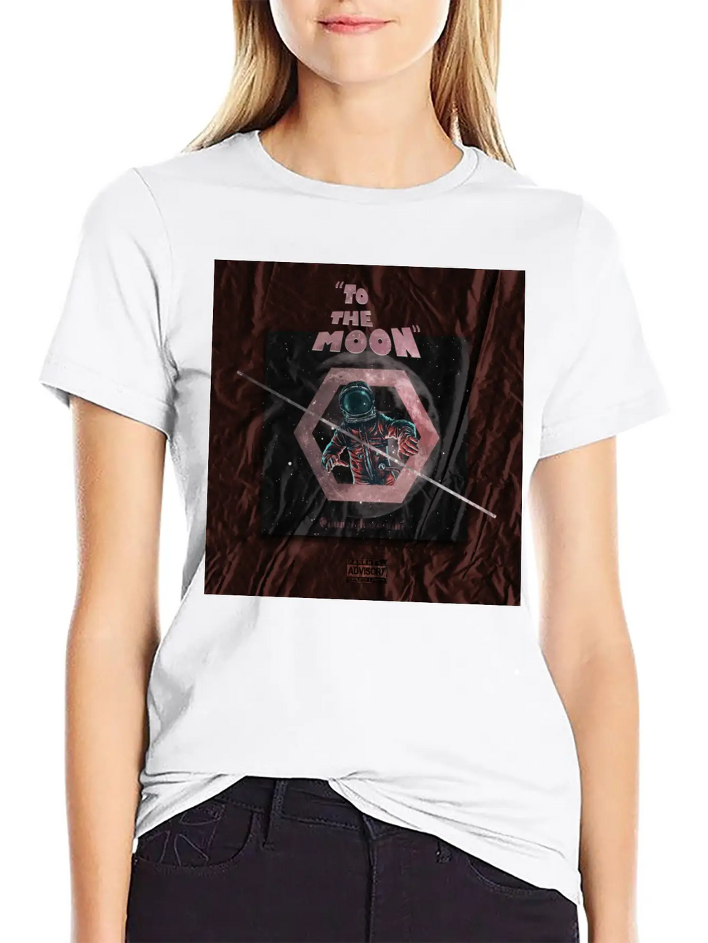 TO THE MOON Essential Cotton Tee For Daily Outfits – Unisex Style