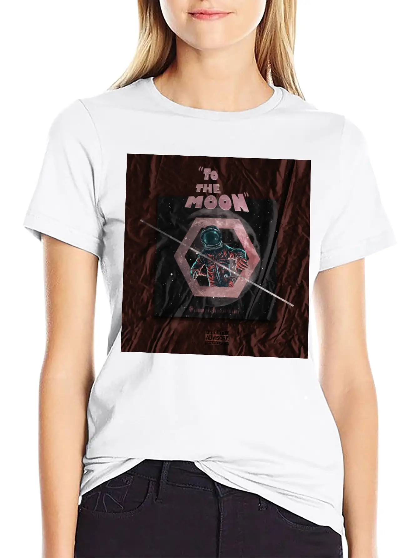 TO THE MOON Essential Cotton Tee For Daily Outfits – Unisex Style