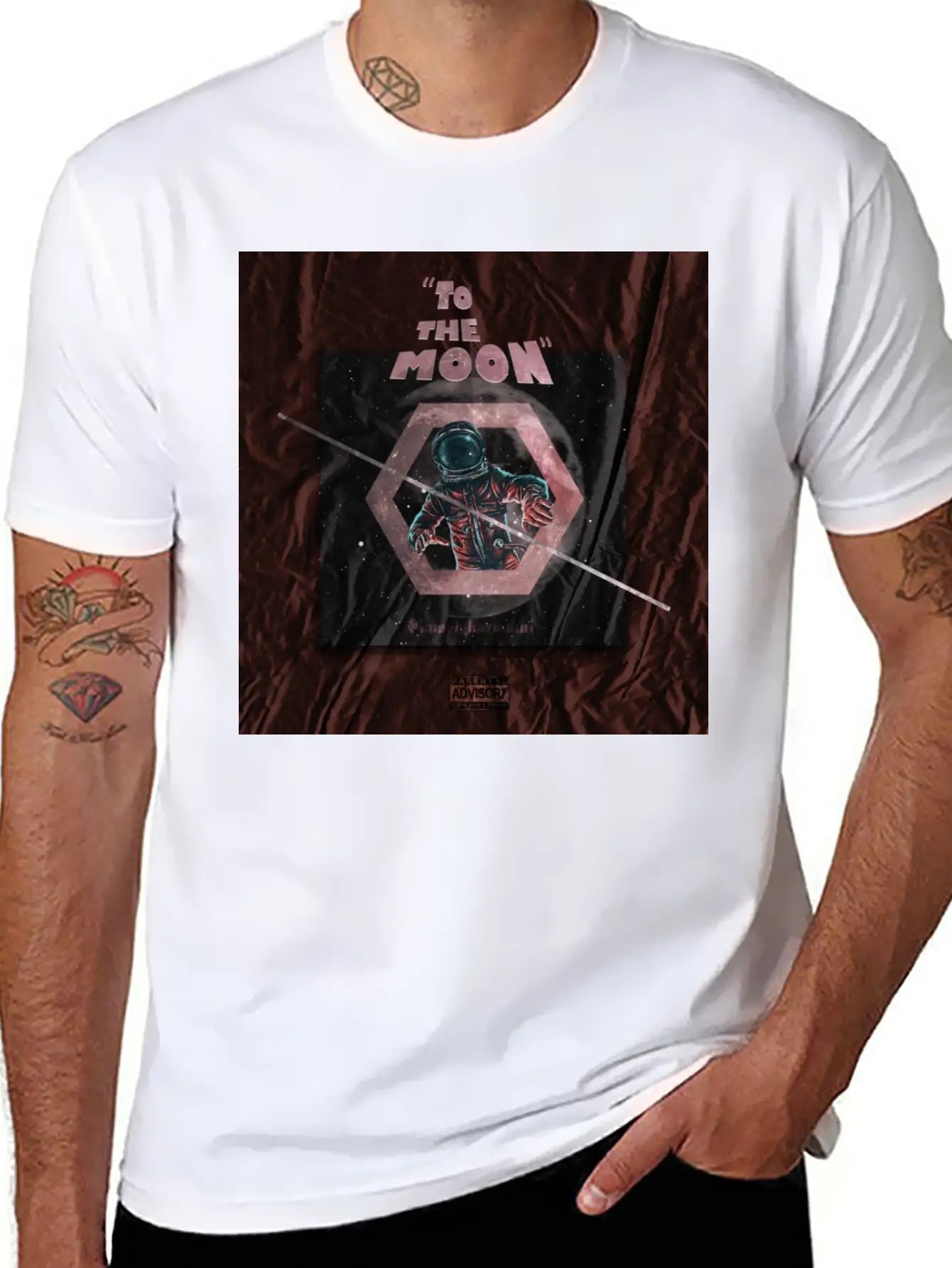TO THE MOON Essential Cotton Tee For Daily Outfits – Unisex Style