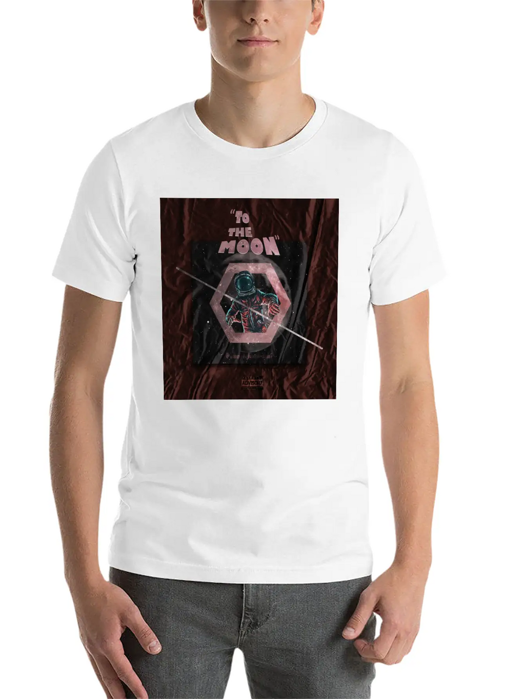 TO THE MOON Essential Cotton Tee For Daily Outfits – Unisex Style