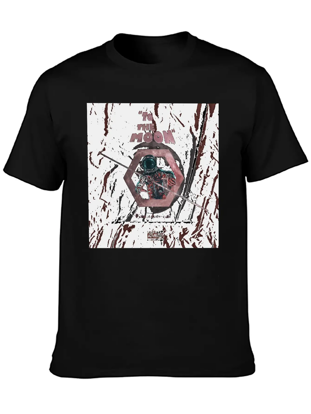 TO THE MOON Essential Cotton Tee For Daily Outfits – Unisex Style