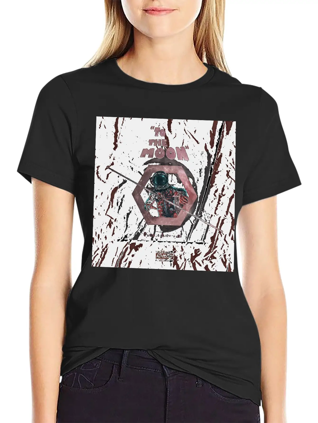 TO THE MOON Essential Cotton Tee For Daily Outfits – Unisex Style