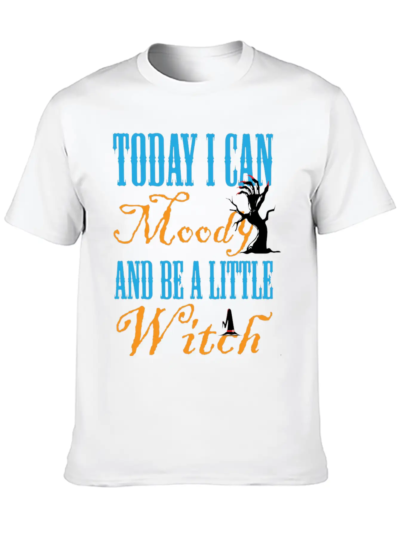 Today I Can Moody And Bee Little Witch Breathable Graphic T-Shirt – Perfect For Casual Days