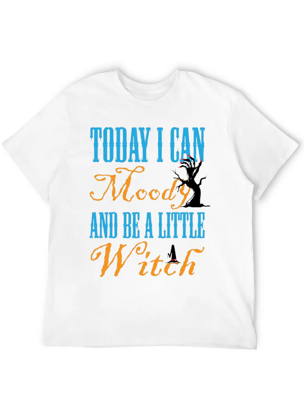 Today I Can Moody And Bee Little Witch Breathable Graphic T-Shirt – Perfect For Casual Days