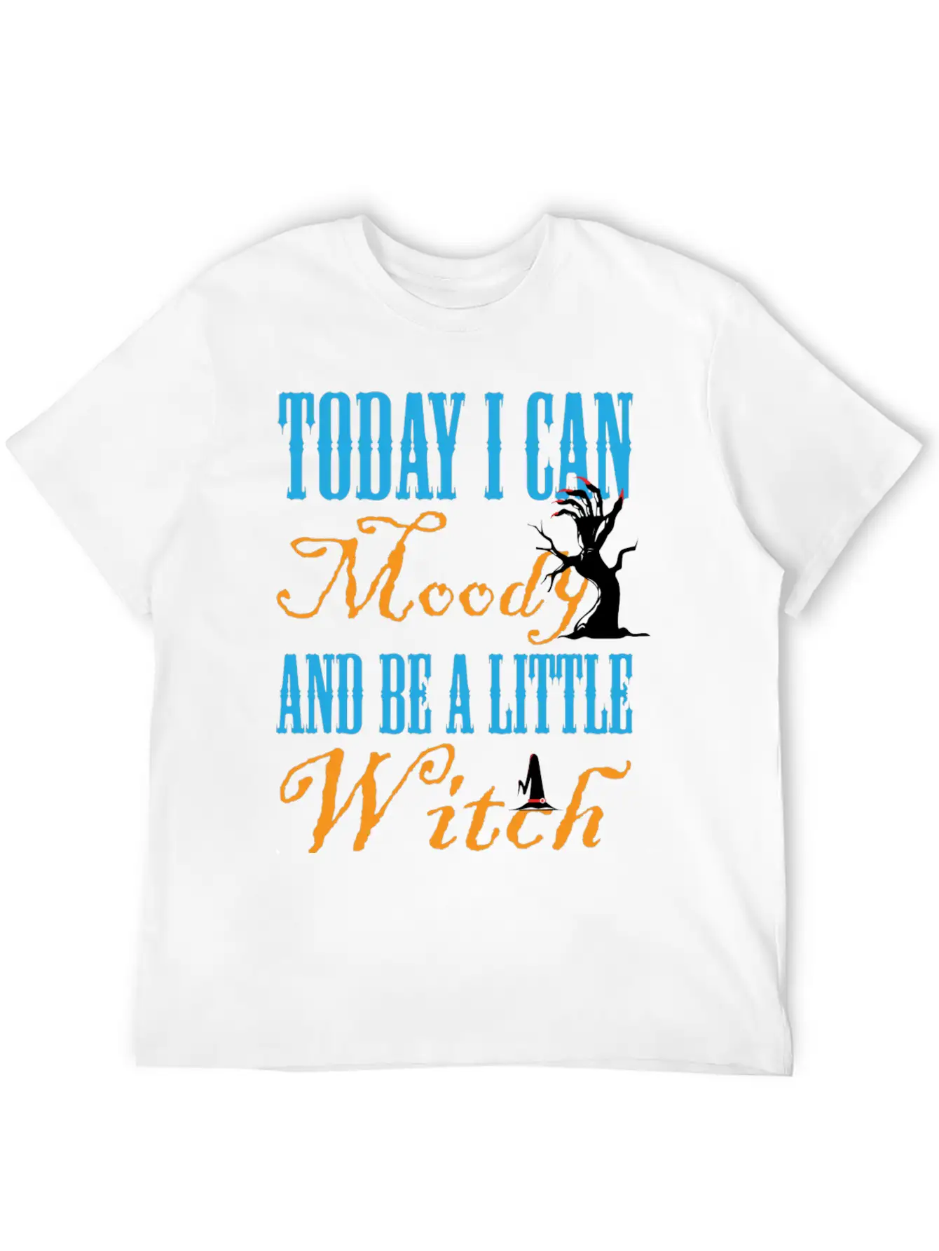 Today I Can Moody And Bee Little Witch Breathable Graphic T-Shirt – Perfect For Casual Days