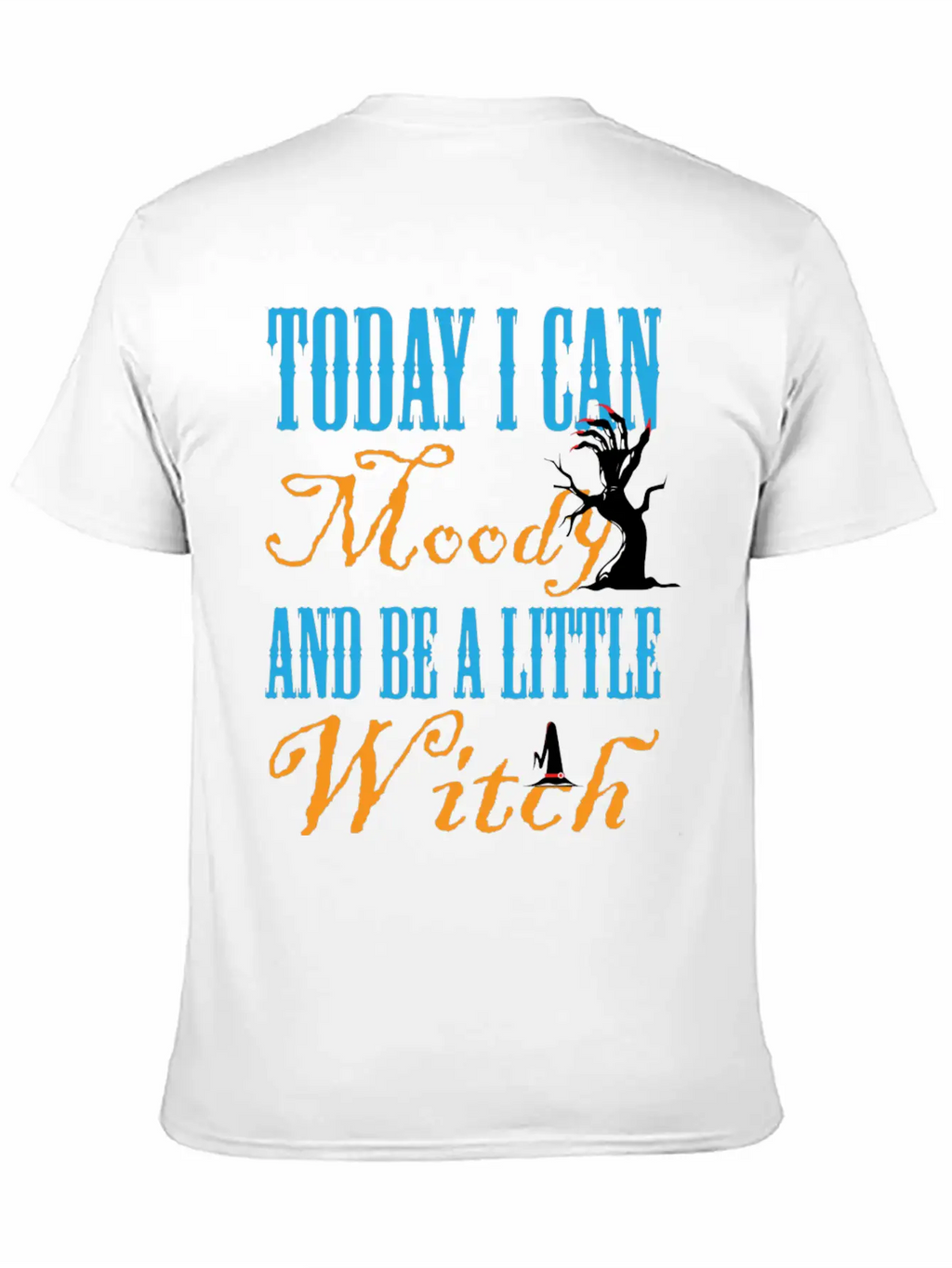 Today I Can Moody And Bee Little Witch Breathable Graphic T-Shirt – Perfect For Casual Days